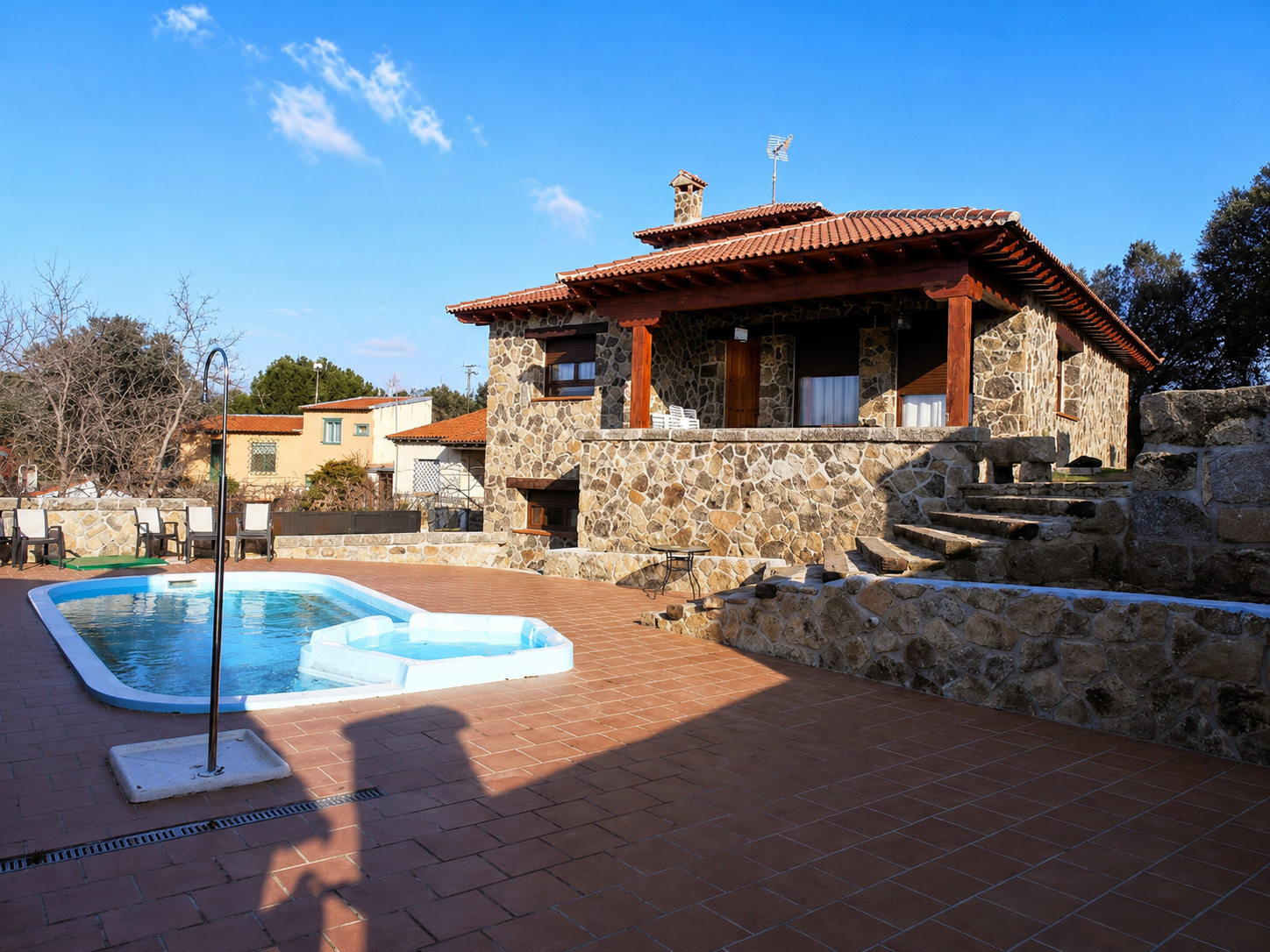 Casa Rústica con Piscina